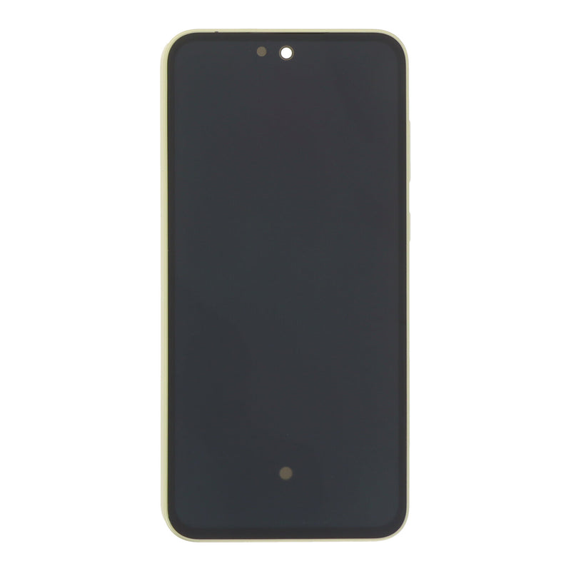 Pantalla con marco para Samsung Galaxy A35 Lemon original