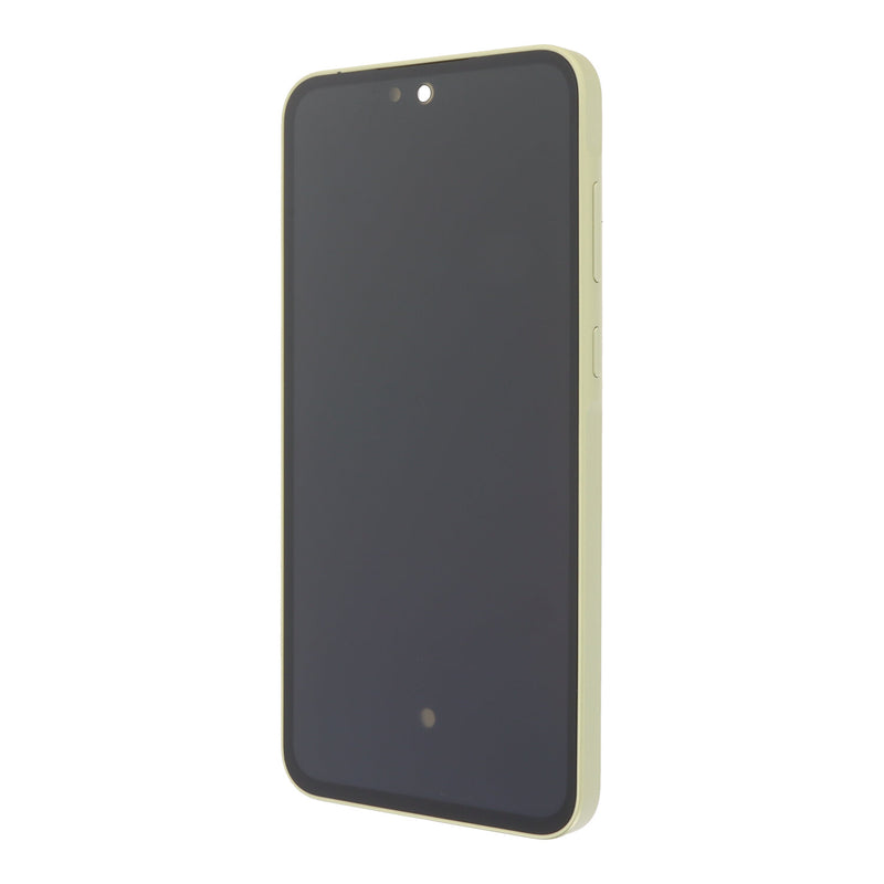 Pantalla con marco para Samsung Galaxy A35 Lemon original