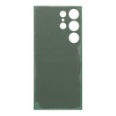 Tapa trasera Titanium Black sin logo para Samsung Galaxy S24 Ultra SM-S928 con adhesivo, repuesto HQ.