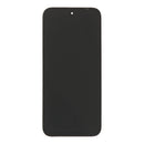Pantalla negra Premium con marco para Honor X6c, repuesto celular de third party, pegada.