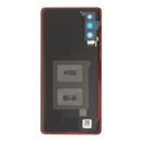 Tapa trasera negra OEM para Huawei P30, con adhesivo, lente de cámara trasera y bisel. Repuesto para batería.