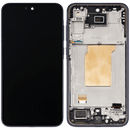 Pantalla OLED para Samsung Galaxy A35 5G con marco (Azul Marino)