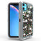 Protege tu iPhone 11 Pro Max con una funda glitter liquid bumper de color negro en Guatemala.