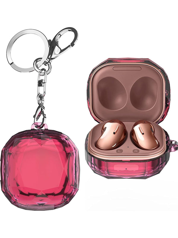 Encuentra la mejor funda transparente con llavero para tus Galaxy Buds en Guatemala.