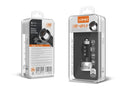 Cargador de Auto Dual A+C LDNIO C1 con cable de carga USB A-L (3ft) (36W)