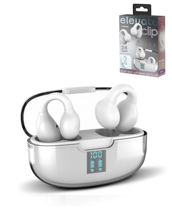Auriculares true wireless ELEVATE CLIP Open Ear - Blanco