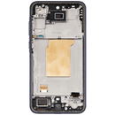 Pantalla OLED para Samsung Galaxy A35 5G con marco (Azul Marino)