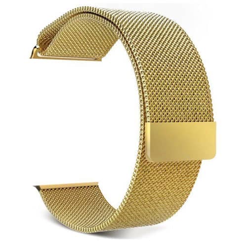Encuentra la mejor banda milanesa de acero inoxidable dorado para iWatch en Guatemala en SlowBack, especialistas en accesorios para Apple.