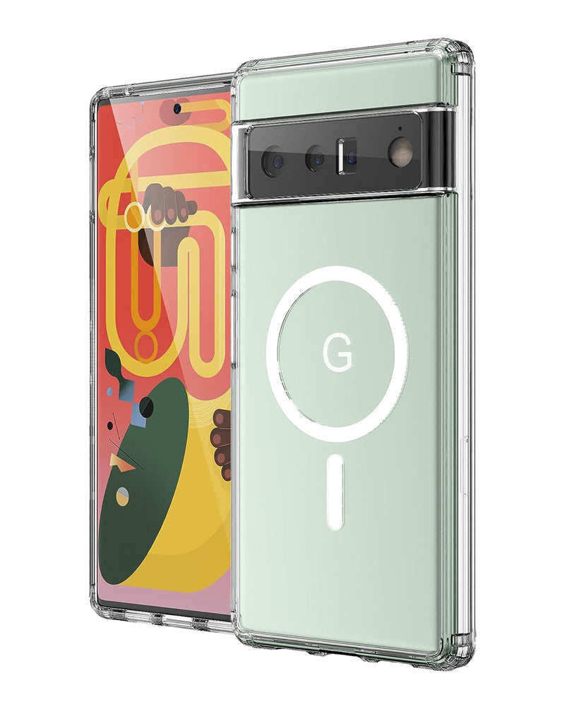 Vende mayorista de cases de carga inalámbrica CLEAR para Google Pixel 6 Pro en Guatemala.