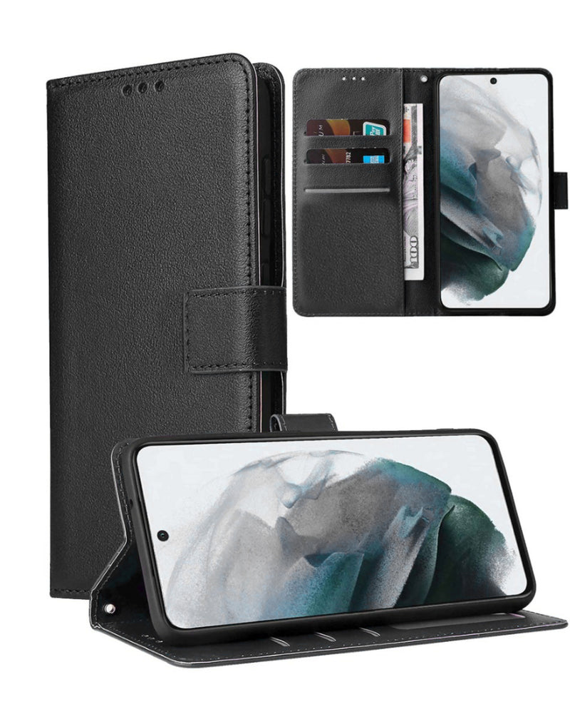Funda de cuero con tarjetero Google Pixel 9/9 Pro - Negro