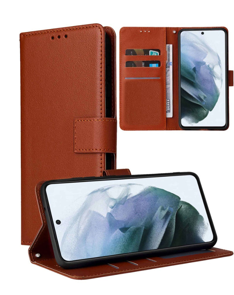 Protege tu Google Pixel 9/9 Pro con estilo en Guatemala con esta funda de cuero con ranura para tarjetas de SlowBack.