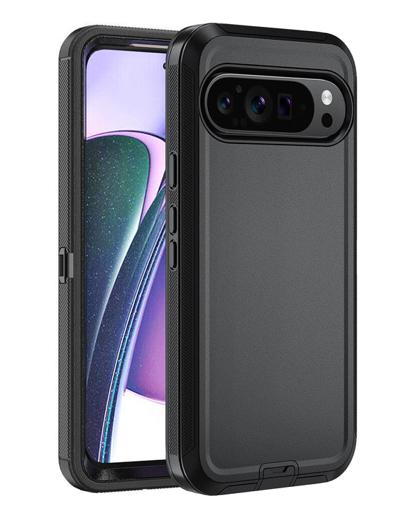 Case heavy duty Google Pixel 9 Pro XL (Negro)
