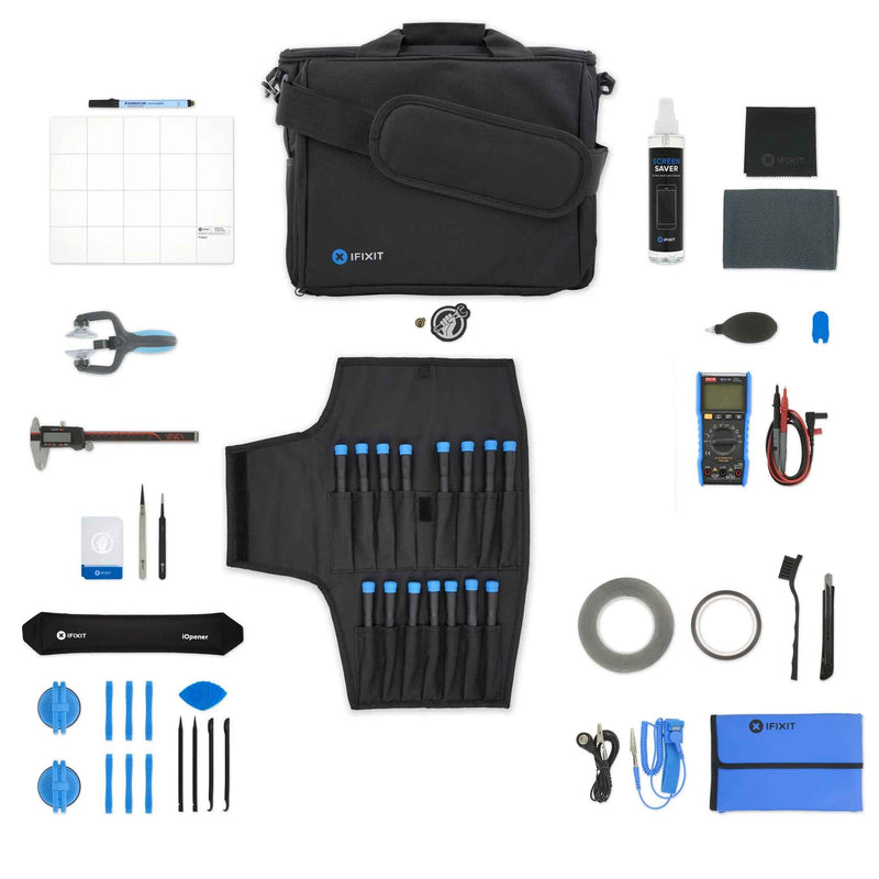 Kit de herramientas de reparación iFixit sin Pro Tech Toolkit para tu negocio de reparación en Guatemala.