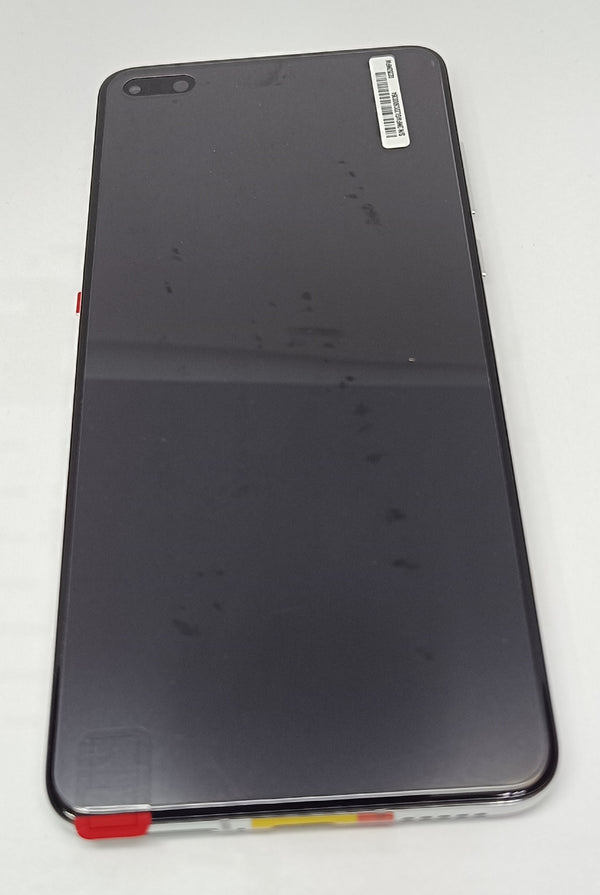 Pantalla para Huawei P40, Con Marco y Bateria, Blanco