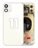 Encuentra tapa trasera con componentes preinstalados para iPhone 11 en Guatemala en tiendas de reparación de celulares.