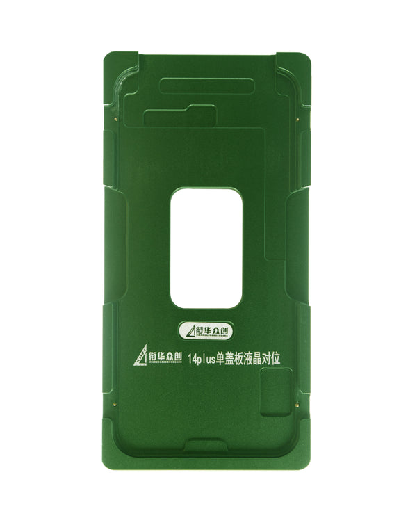 Encuentra el mejor molde de metal de alineación para reparar tu iPhone 14 Plus en Guatemala.