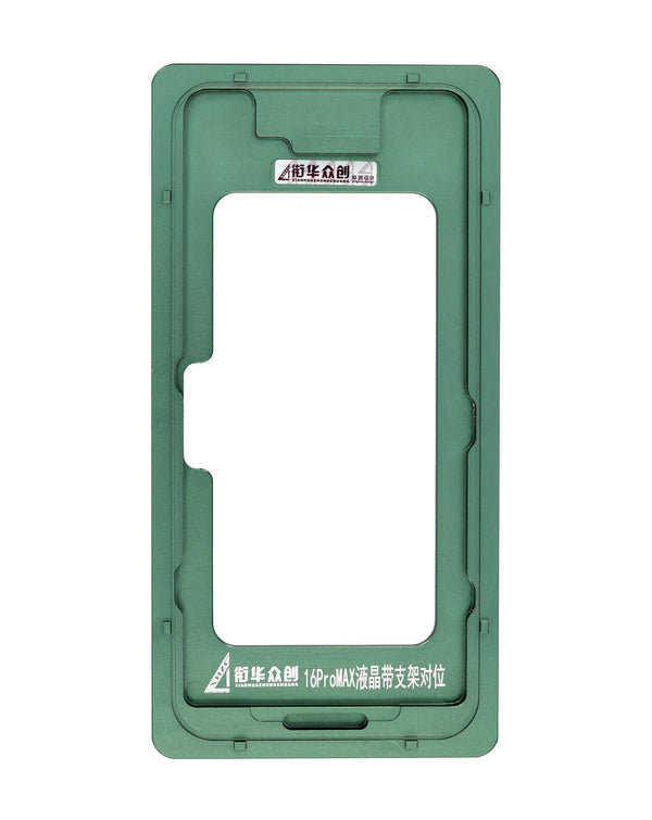 Encuentra el mejor molde de metal para alineación de iPhone 16 Pro Max en Guatemala en SlowBack, mayorista de herramientas de reparación.