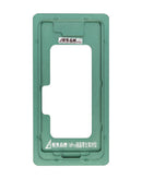 Molde metálico de alineación para reparación de iPhone 16 Pro en Guatemala, ideal para talleres y mayoristas.