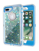 Encuentra el estuche glitter 3D bling sparkle flowing liquid transparent BLUE para iPhone 8 Plus, 7 Plus, 6S Plus y 6 Plus en Guatemala con los mejores precios al mayorista.