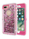 Encuentra la mejor funda protectora glitter liquid HOT PINK para iPhone 6/6S/7/8 en Guatemala.