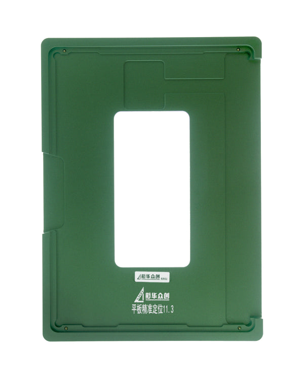 Molde alineador de pantalla para reparaciones de iPad Pro 11 en Guatemala.