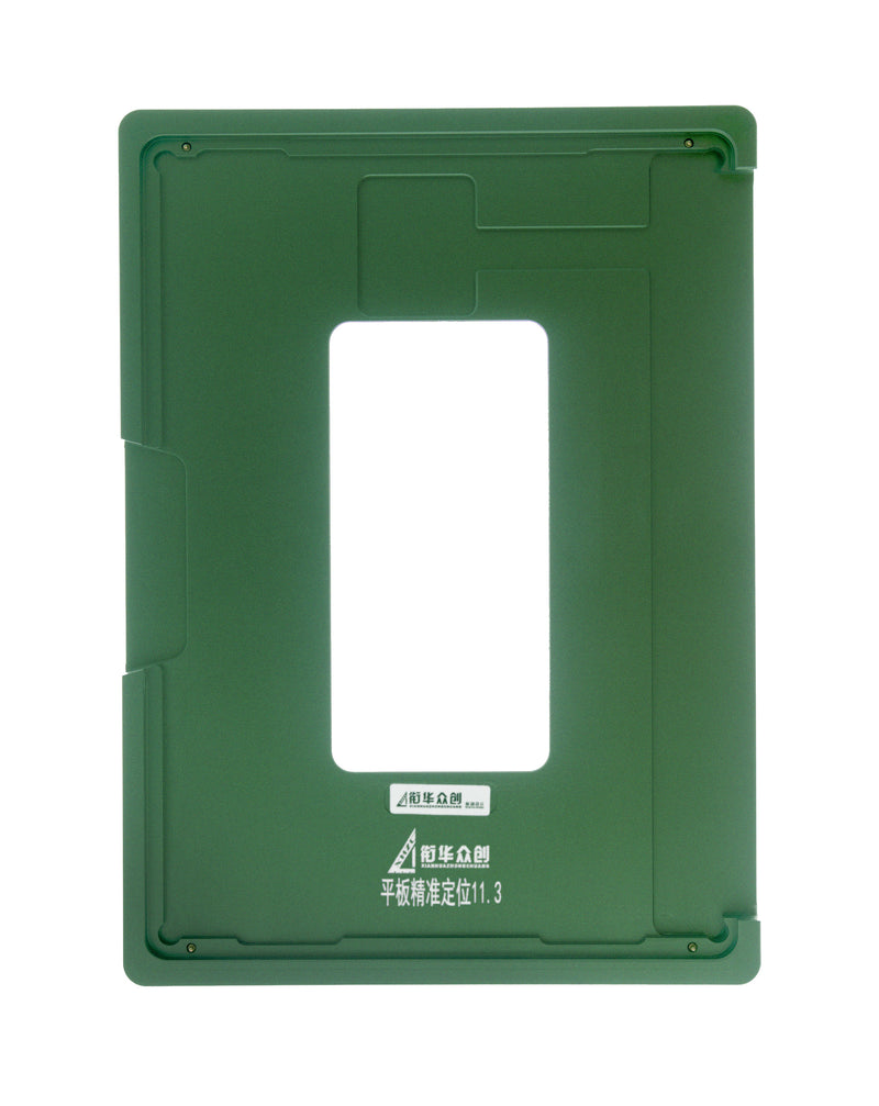 Molde alineador de pantalla para reparaciones de iPad Pro 11 en Guatemala.
