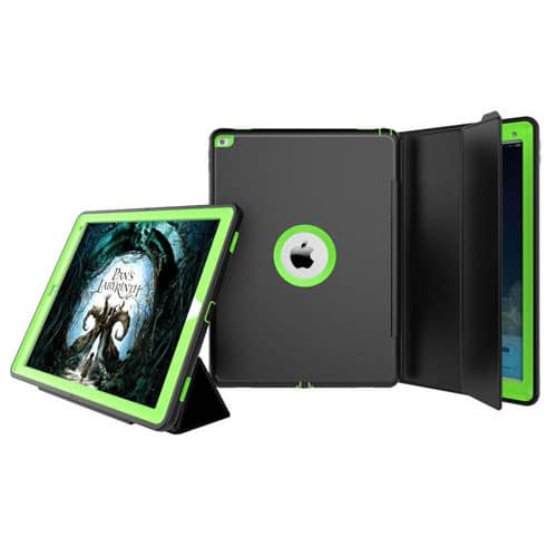 Encuentra la mejor funda protectora full body para iPad 5 (2017) / iPad 6 (2018) en Guatemala, distribuida por mayoristas con etiquetas SlowBack.