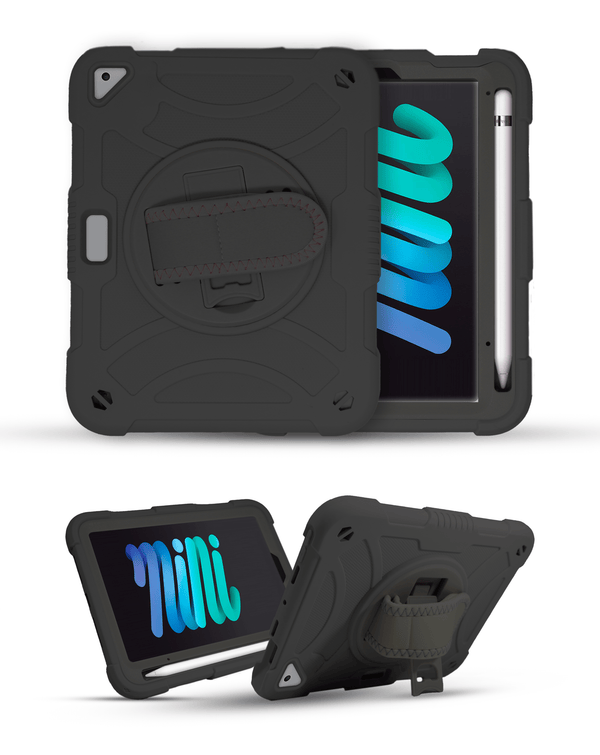 Encuentra la mejor funda de alta resistencia ajustable a mano con correa de hombro para iPad en Guatemala.