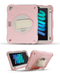 Encuentra la mejor funda heavy duty ajustable en Guatemala para tu iPad 10.2, Air 3 o Pro 10.5 en color rosa con correa de hombro.