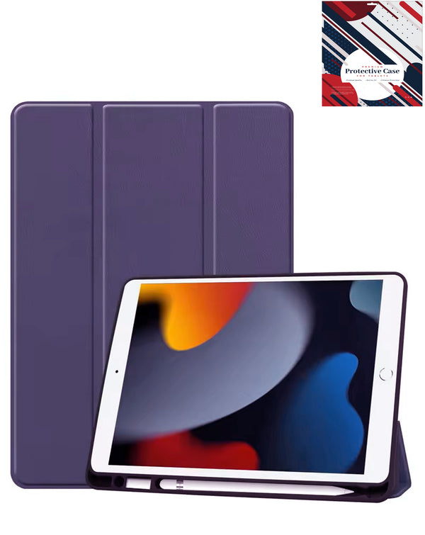 Compra la Funda inteligente anti-shock con soporte PURPLE para iPad en Guatemala.