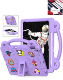 Protege tu iPad 10.2 con esta funda anticolpe con mango en color morado en Guatemala.