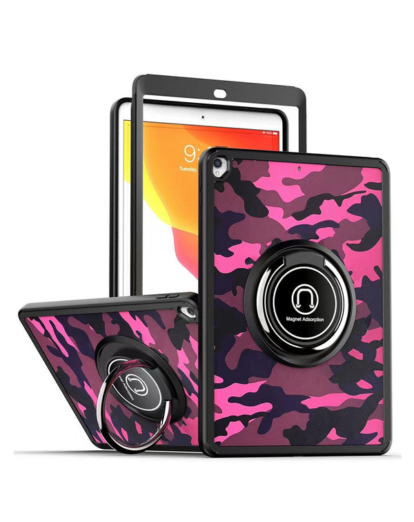 Funda trasera para iPad 10.2 / Air 3 / Pro 10.5 con diseño camuflado en Guatemala.