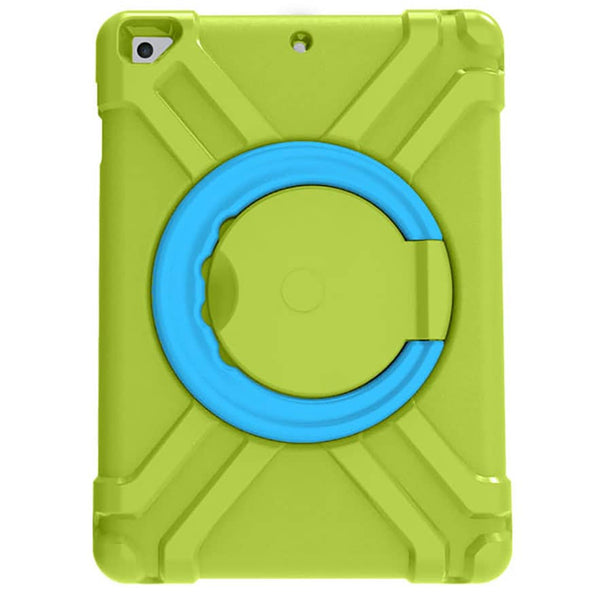 Protege tu iPad 10.2, Air 3 o Pro 10.5 con esta funda antigolpes verde con soporte circular en Guatemala.