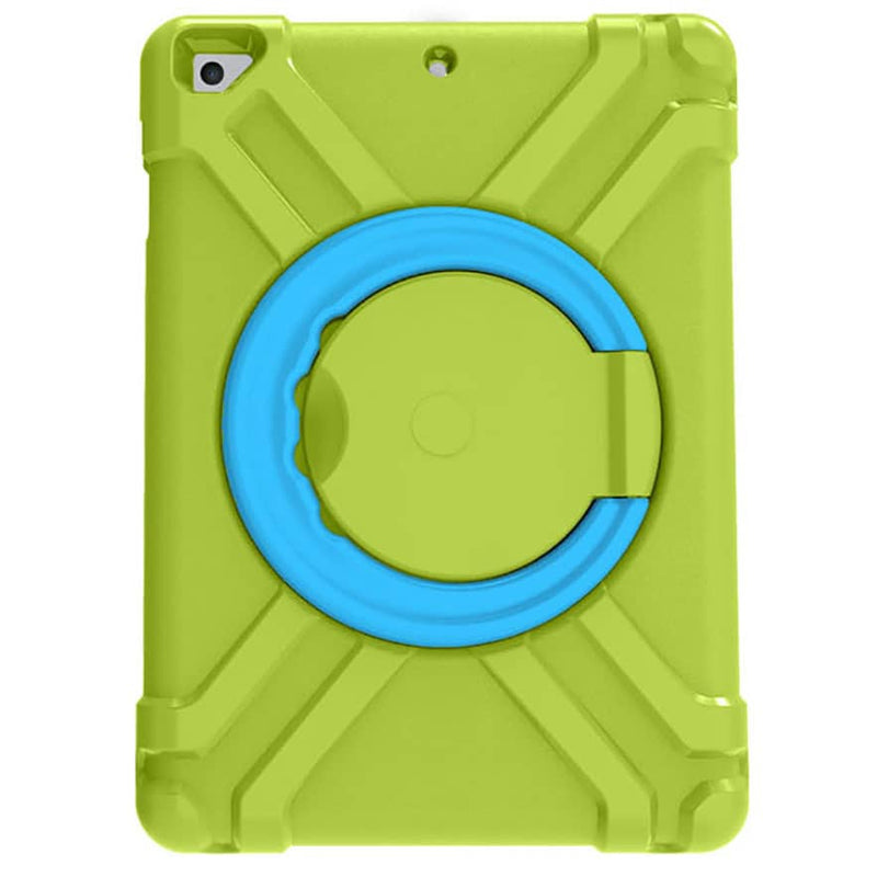 Protege tu iPad 10.2, Air 3 o Pro 10.5 con esta funda antigolpes verde con soporte circular en Guatemala.