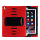 Funda antigolpes roja con ranura para lápiz compatible con iPad 10.2 en Guatemala.