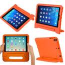 Protege tu iPad 5, iPad 6, Air 1, Air 2 o Pro 9.7 con esta funda naranja antigolpes con soporte, ideal para niños en Guatemala.