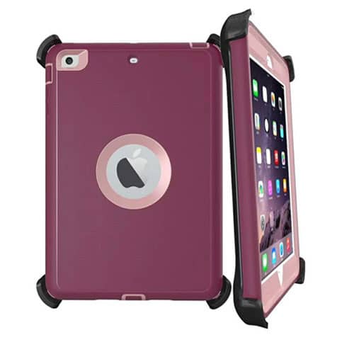 Encuentra la mejor funda Heavy Duty con clip para iPad Mini 1/2/3 en Guatemala, ideal para proteger tu dispositivo en talleres autorizados.