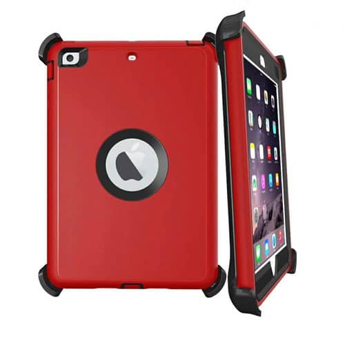 Encuentra la funda resistente con clip en color rojo para iPad Pro 10.5 / Air 3 en Guatemala, ideal para proteger tu dispositivo en mayoristas y tiendas de accesorios.