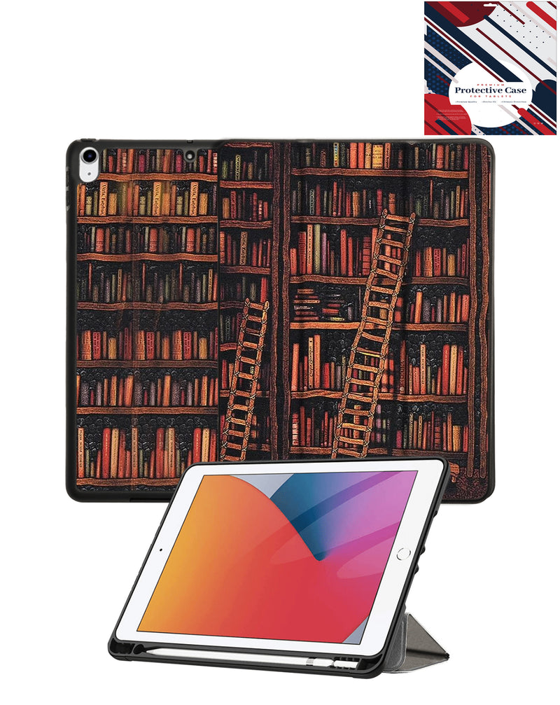 Encuentra la mejor funda de diseño tipo "Library" para tu iPad en Guatemala con envío a todo el país.