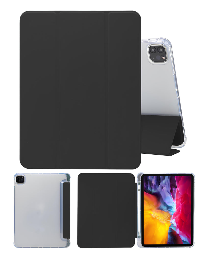 Compra soporte inteligente de cuero PU con portabolígrafos para iPad Pro 11 en Guatemala al mejor precio.