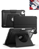 Encuentra la funda de cuero magnética con soporte giratorio y portabolígrafos para iPad en Guatemala.