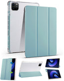 Encuentra el soporte PU inteligente con portabolígrafos para iPad Pro 13 en Guatemala, ideal para proteger tu dispositivo y mantener tus accesorios organizados.