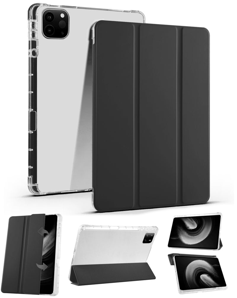 Encuentra el soporte inteligente de cuero PU para iPad Pro 13 en Guatemala, ideal para proteger tu dispositivo y tener tus bolígrafos siempre a la mano.