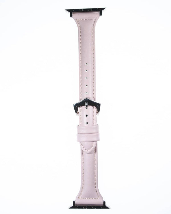 Compra la banda de cuero en forma de T para iWatch en Guatemala, ideal para los modelos de 38/40/41mm, disponible en SlowBack.