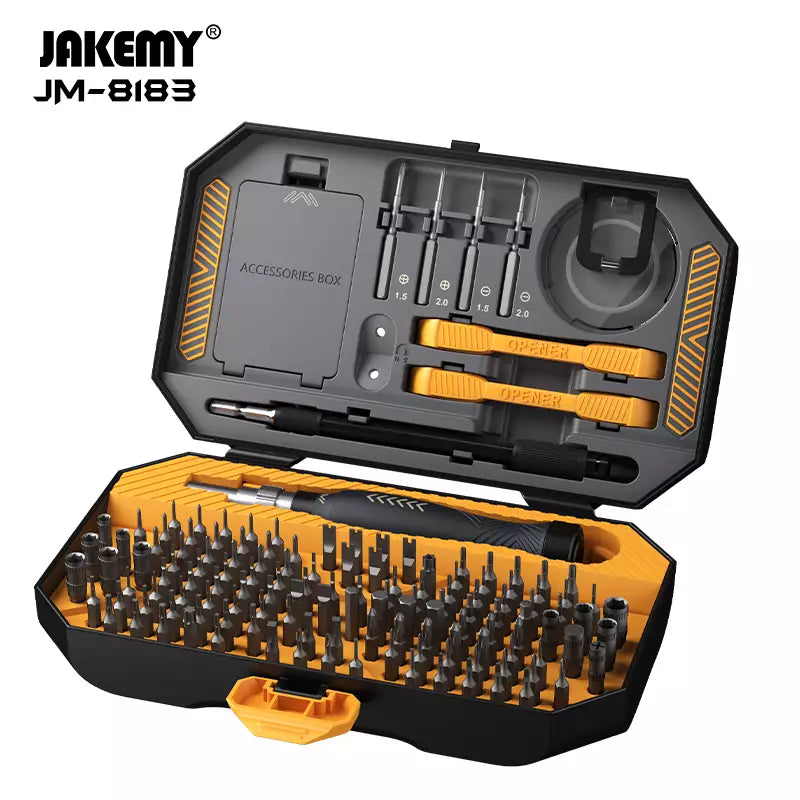 Encuentra el mejor juego de desarmadores de precisión 145 en 1 con accesorios en Guatemala.