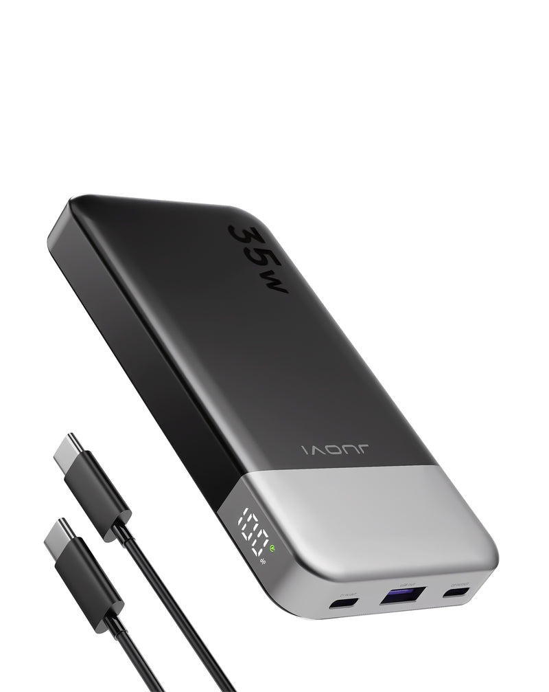 Encuentra el Powerbank Juovi de 10.000mAh con carga rápida en Guatemala para tus necesidades de energía móvil.