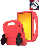 Protector infantil rojo con soporte de mano para Kindle Fire Max 11 disponible en Guatemala.