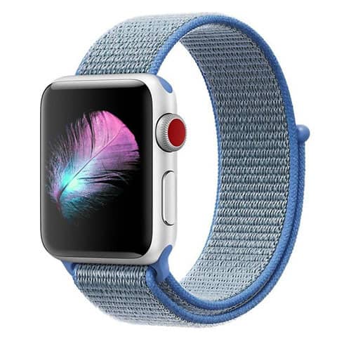 Banda de nylon iWatch (38/40/41mm) TABOE BLUE ideal para tu reloj en Guatemala.