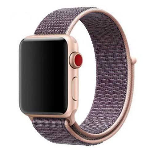 Encuentra la mejor correa de nylon iWatch (38/40/41mm) en Guatemala en colores como LIGHT PINK en SlowBack, mayorista de accesorios Apple.