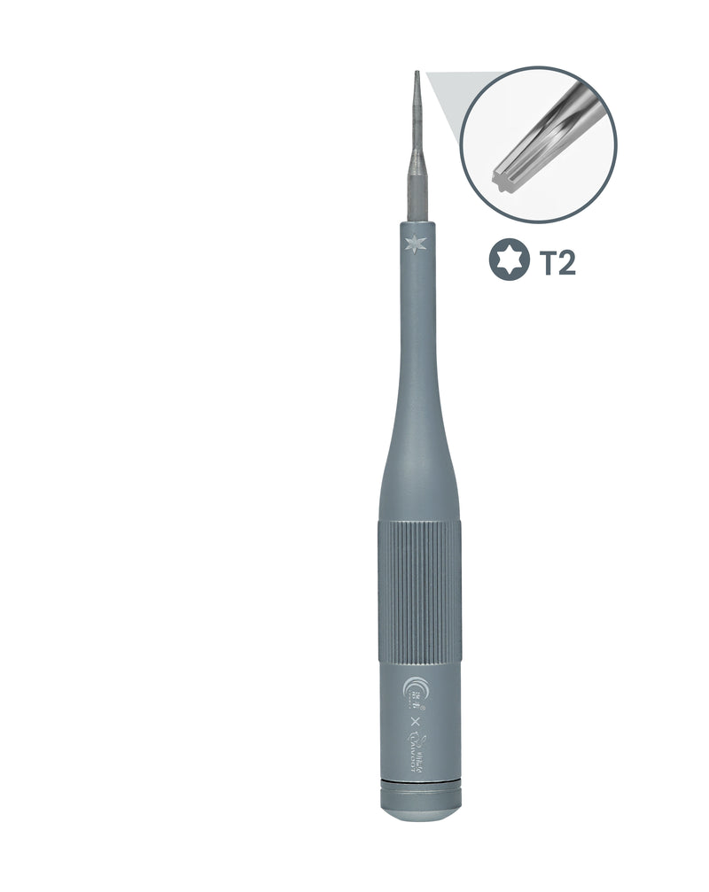 Encuentra el destornillador magnético LuoWei Tomahawk Torx T2 en Guatemala para reparaciones profesionales en talleres de electrónica.